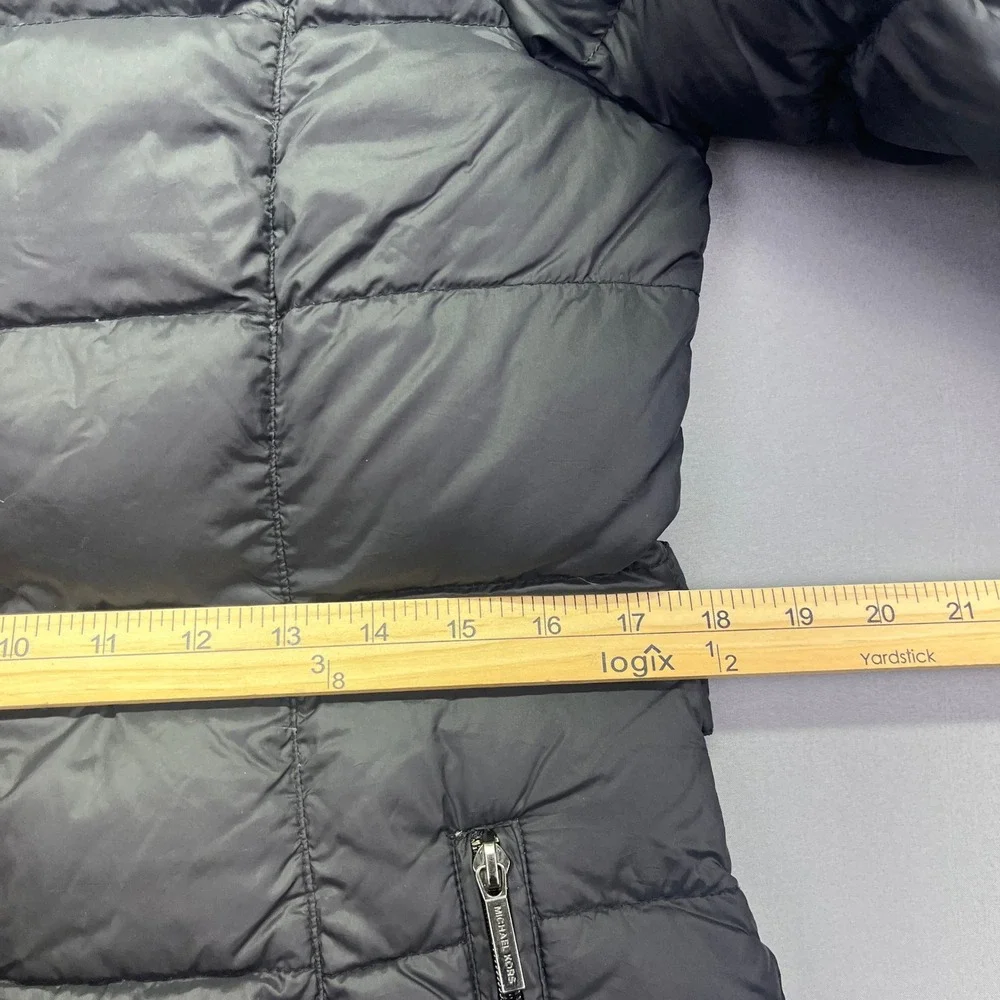 Michael Kors Packable Down Puffer Coat Hooded Lightweight Jacket‎ PS Boho Grunge
